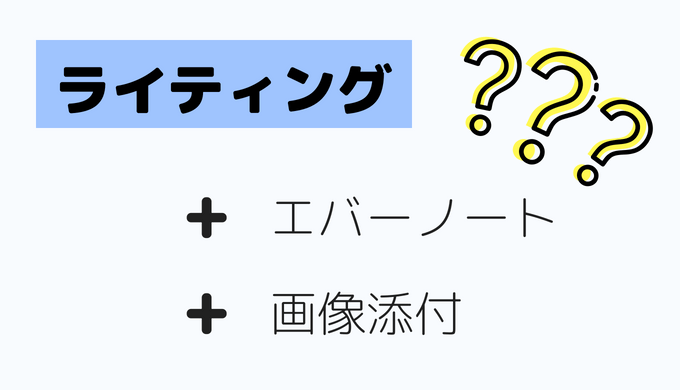エバノートと画像追加