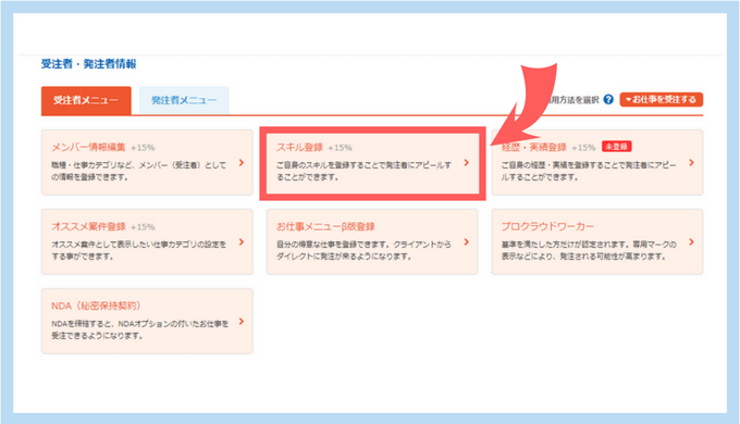 CWスキル変更