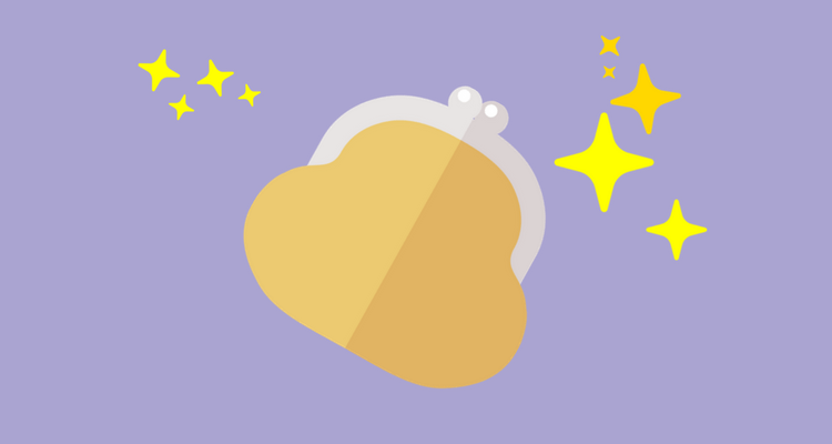 キラキラがま口