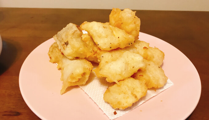 パンガシウスの天ぷら