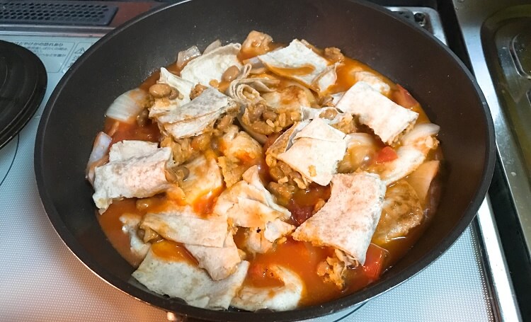 ブリトー(トマト煮)
