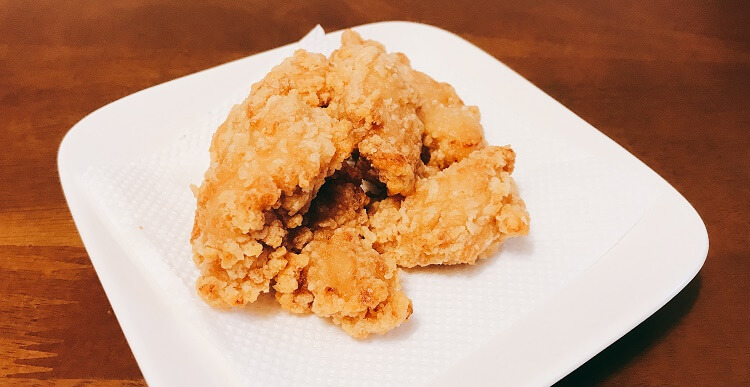 さくらどり唐揚げ(盛り付け)