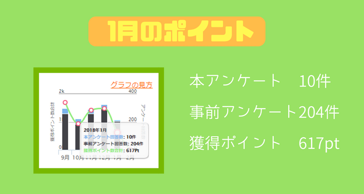 1月マクロミルポイント