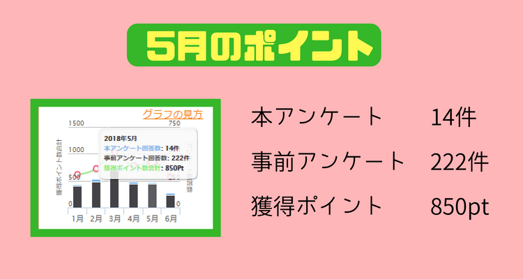 2018年5月マクロミルポイント