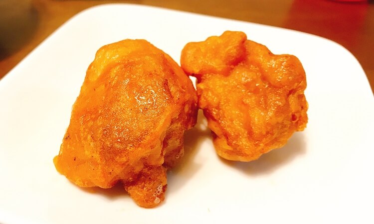 レンジ若鶏からあげ(調理後)