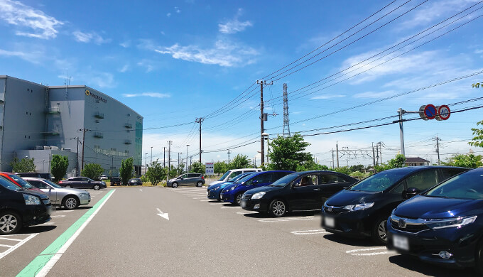 コストコ新三郷土日の平面D駐車場