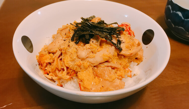 もろみチキン(親子丼)