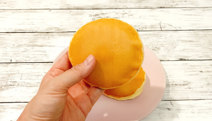 木村屋パンケーキ(サイズ感)