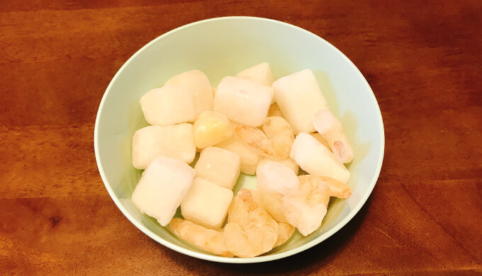 シーフードミックス(中身)