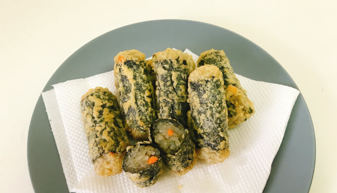海苔巻き揚げ(調理後)