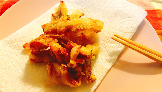 やわらか焼きいか(天ぷら)