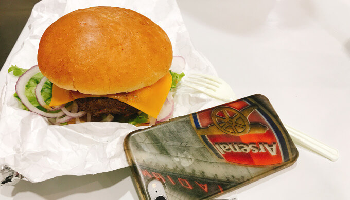 チーズバーガー(サイズ)