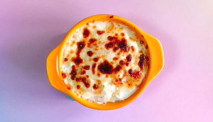 明太ばらこ(豆腐グラタン)