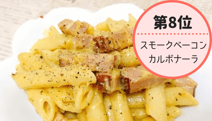 2018コストコおすすめ10(8位ベーコンカルボナーラ)