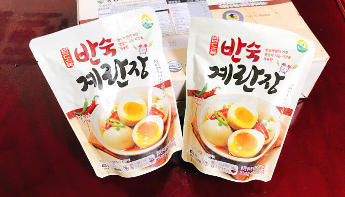 コストコin韓国(半熟漬卵)