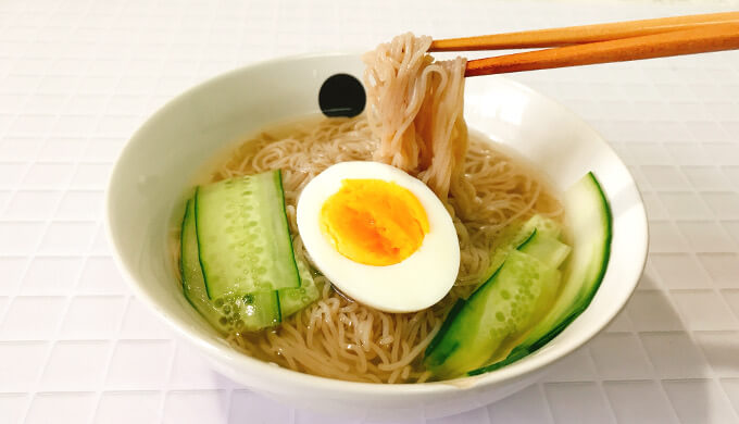 プルムウォン韓国冷麺(麺の細さ)