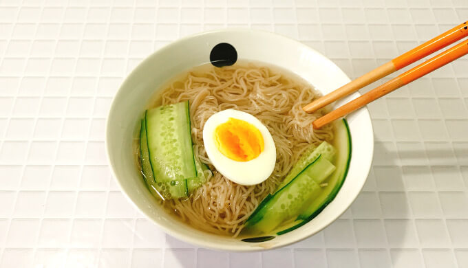 プルムウォン韓国冷麺(盛付)