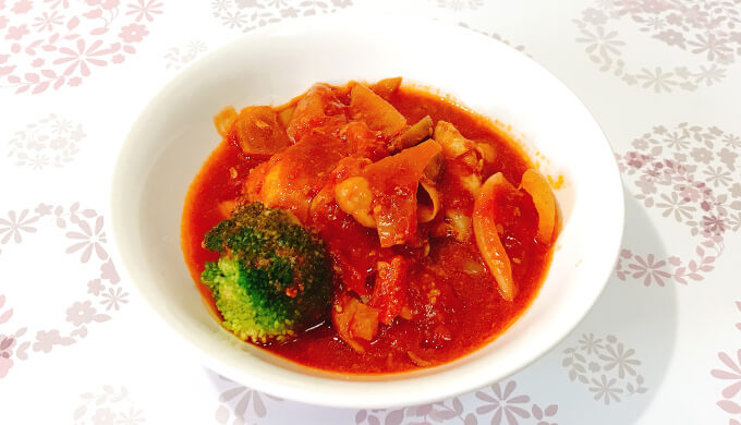 甘辛チキン(トマト煮)