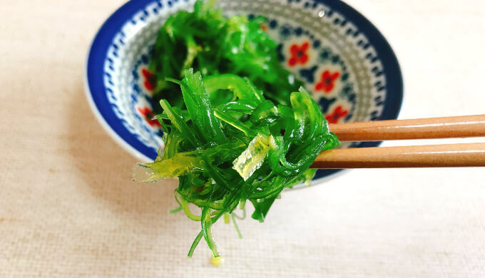 茎わかめサラダ(アップ)