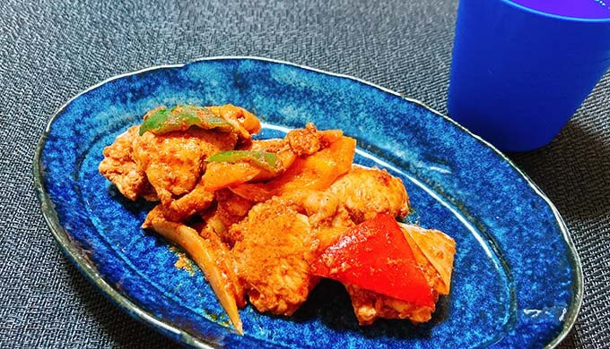 麻辣ジャングオチキン(調理後)