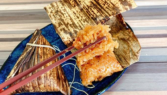 中華ちまき(ごはんの粒)